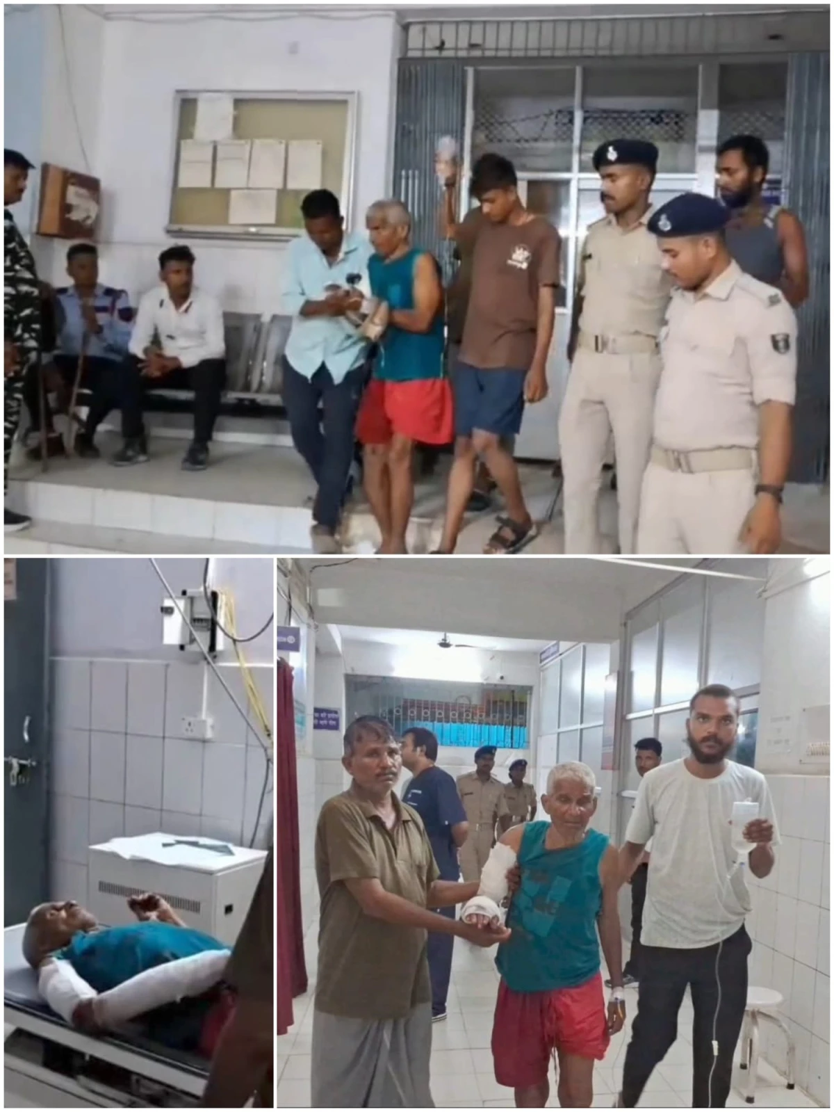 ELDERLY PERSON SHOT AT
