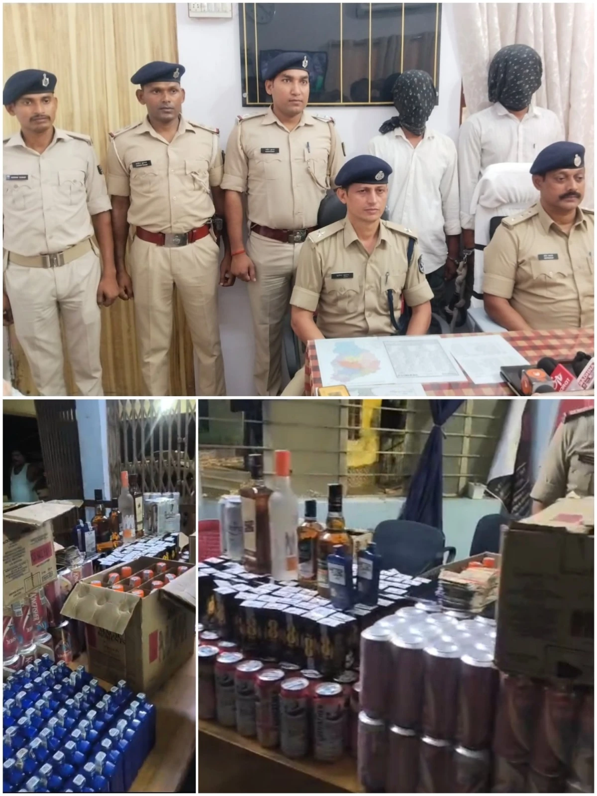 TWO ARRESTED WITH 257 LITRES OF IMFL