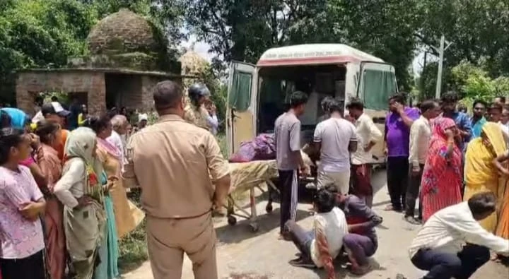 गैस सिलेंडर लेने जा रही महिला की ट्रैक्टर-ट्रॉली की टक्कर से मौत, चालक फरार