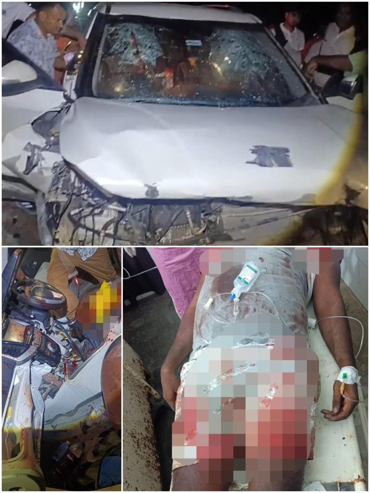 CAR CRASHED INTO DIVIDER, ONE KILLED
