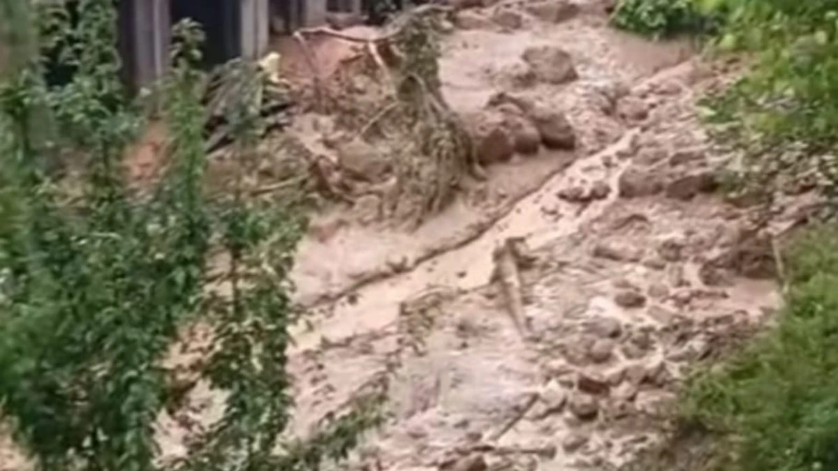 उधमपुर में फ्लैश फ्लड से तबाही, कई मकानों को नुकसान; तीन परिवारों को सुरक्षित निकाला गया