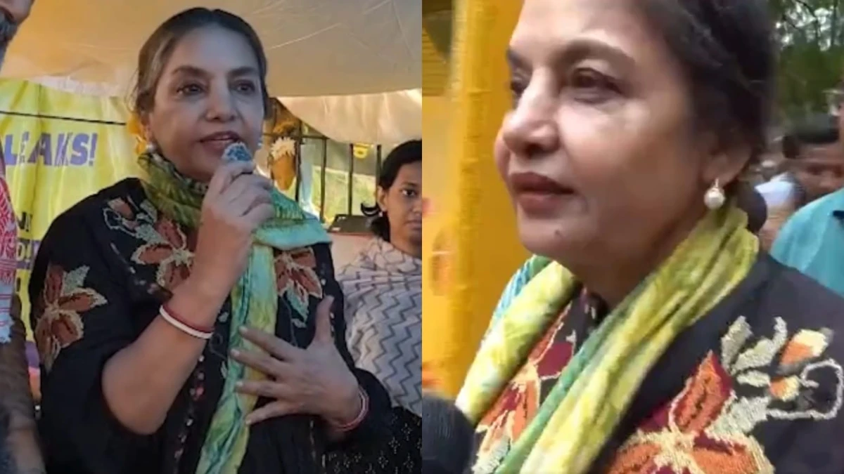 शबाना आजमी को CJP प्रदर्शन के दौरान आया अस्थमा अटैक, आंसू गैस को बताया वजह