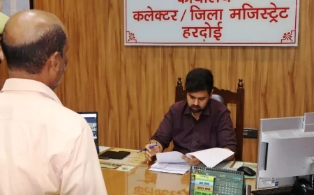जनसुनवाई मे जिलाधिकारी ने सुनी 77 शिकायते