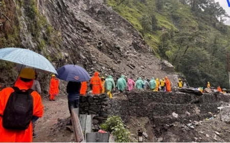 केदारनाथ यात्रा मार्ग पर भूस्खलन, मुनकटिया में पत्थर गिरने से आवाजाही रोकी गई