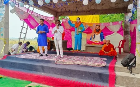 शमशेर नगर में विचार गोष्ठी, भगवान बुद्ध, डॉ. आंबेडकर और संत रविदास के मार्ग पर चलने का लिया संकल्प