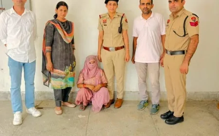 घरेलू सहायिका द्वारा चोरी किए गए सोने-चांदी के आभूषण व नकदी बरामद, आरोपी महिला पानीपत से गिरफ्तार