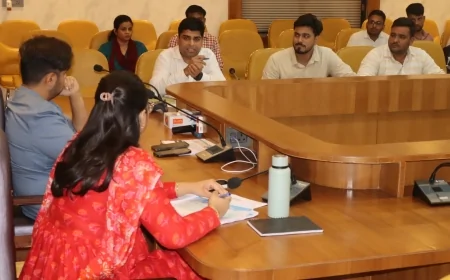 जिलाधिकारी की अध्यक्षता मे हुई जल जीवन मिशन की बैठक