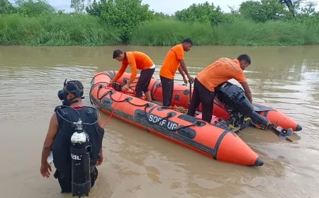 हरदोई: शारदा नहर में नहाते समय तीन लड़कियां डूबीं, दो को बचाया गया, एक की तलाश में NDRF जुटी