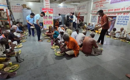 निस्वार्थ सेवा संस्थान का 'रोटी बैंक' पहुँचा 3100 दिनों की ऐतिहासिक सेवा यात्रा पर