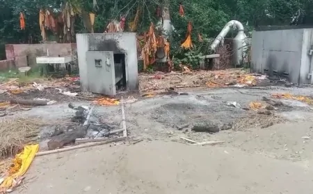3 करोड़ का आधुनिक शवदाह गृह 12 साल से बंद, कफन रखने के काम आ रही इमारत