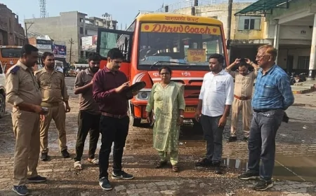जौनपुर में 338 स्कूल वाहन नियम तोड़ते मिले, बच्चों की सुरक्षा पर बड़ा सवाल