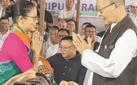 पूर्व पुलिस अधिकारी थौनाओजम ब्रिंदा कांग्रेस में शामिल, 2027 मणिपुर विधानसभा चुनाव लड़ने का किया एलान