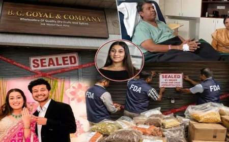 केतन अग्रवाल हत्याकांड के बीच FDA का बड़ा एक्शन, सिया गोयल के पिता की दुकान से 4,173 किलो खाद्य सामग्री जब्त