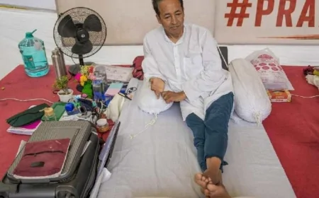 सोनम वांगचुक की भूख हड़ताल 19वें दिन भी जारी, 9 किलो से अधिक घटा वजन; समर्थकों से की बड़ी अपील