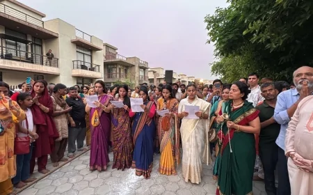 वृंदावन चंद्रोदय मंदिर में निकली भगवान जगन्नाथ की भव्य रथयात्रा, हजारों श्रद्धालुओं ने खींचा रथ