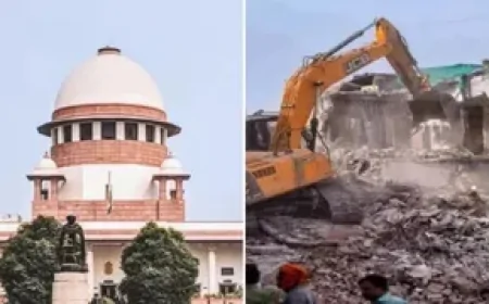 'बुलडोजर कार्रवाई पर पूर्ण रोक नहीं', सुप्रीम कोर्ट ने अवैध निर्माणों पर स्पष्ट किया अपना रुख