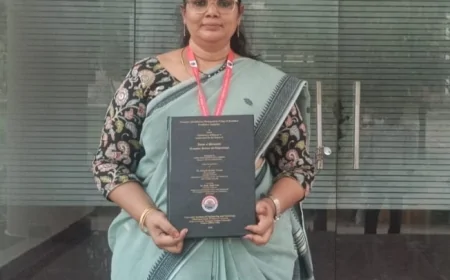 కృత్రిమ మేధస్సు పరిశోధనకు డాక్టరేట్‌.. టంగుటూరు యువతికి అరుదైన గౌరవం