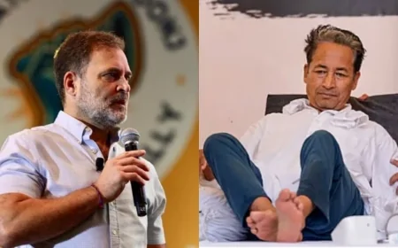 राहुल गांधी ने सोनम वांगचुक को अस्पताल ले जाने की कार्रवाई पर सरकार को घेरा, दिल्ली पुलिस ने हाईकोर्ट के आदेश का दिया हवाला
