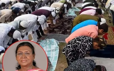 परमहंस आचार्य ने राष्ट्रपति को लिखा पत्र, भारत में नमाज पर पूर्ण प्रतिबंध की मांग