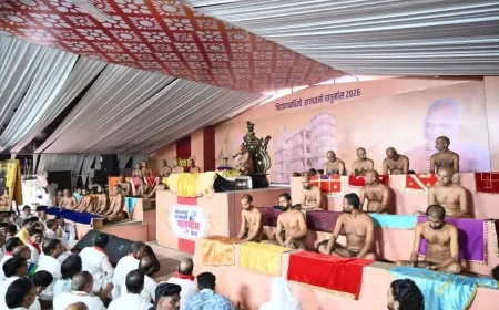 भोपाल पहुंचे जैन मुनि समय सागर जी महाराज, श्रद्धालुओं ने लिया आशीर्वाद