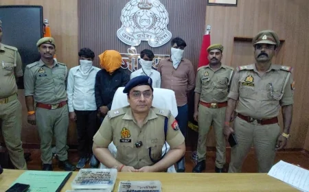 फर्जी आयकर अधिकारी बनकर लूट करने वाले गिरोह का पर्दाफाश, होमगार्ड समेत चार गिरफ्तार