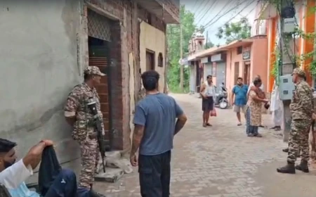 होशियारपुर में ईडी की रेड, मोहल्ला सुखियाबाद के एक घर में की तलाशी
