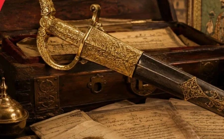 शिवपुरी में इतिहास की बड़ी खोज, शाहजहां काल की दुर्लभ सोने के हत्थे वाली तलवार मिली