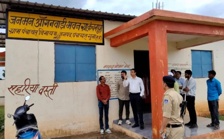 जिला पंचायत सीईओ ने किया औचक निरीक्षण
