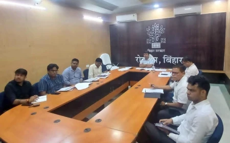 CHIEF SECRETARY HELD MEETING VIA VIDEO CONFERENCING
