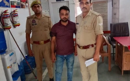 मथुरा में फर्जी पत्रकार गिरफ्तार: महिला से छेड़छाड़, मारपीट और ₹20 हजार की चौथ मांगने का आरोप