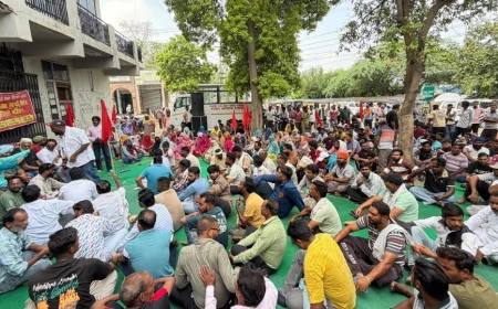 बरनाला लाठीचार्ज के विरोध में पंजाबभर में सफाई कर्मियों का प्रदर्शन, खन्ना में रोष मार्च और बठिंडा में हड़ताल शुरू