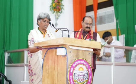 दीक्षांत केवल डिग्री नहीं, नई जिम्मेदारियों की शुरुआत है: राज्यपाल आनंदीबेन पटेल