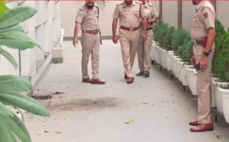 संगरूर में भाजपा कार्यालय पर कथित पेट्रोल बम हमला, पुलिस ने शुरू की जांच