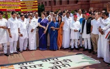 लोकसभा शाम 5 बजे और राज्यसभा 3 बजे तक स्थगित, विपक्ष का हंगामा जारी