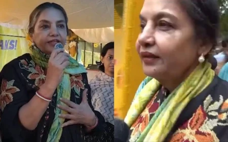 शबाना आजमी को CJP प्रदर्शन के दौरान आया अस्थमा अटैक, आंसू गैस को बताया वजह