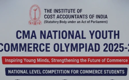 Rahmani30 Student Ubed Alam Secures All India Rank 1 in CMA National Youth Commerce Olympiad, Wins ₹1 Lakh Cash Prize