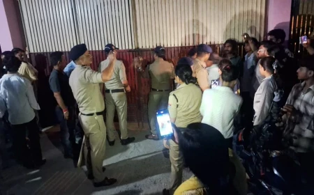 नर्सिंग कॉलेज में चार घंटे तक बंधक रहे 500 छात्र-शिक्षक, आईएनसी मान्यता विवाद पर छात्रों का हंगामा