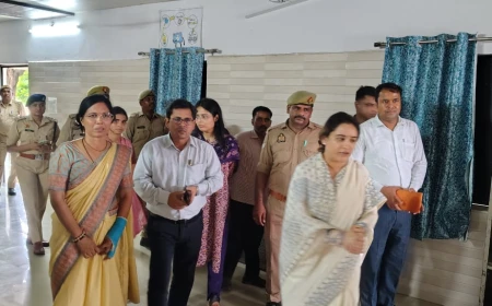 महिला आयोग की उपाध्यक्ष अर्पणा यादव ने हरदोई में स्कूल, अस्पताल व जेल का किया निरीक्षण