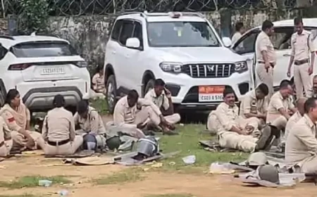 सूरजपुर में पुलिस टीम पर पथराव, डीएसपी समेत 24 से अधिक पुलिसकर्मी घायल