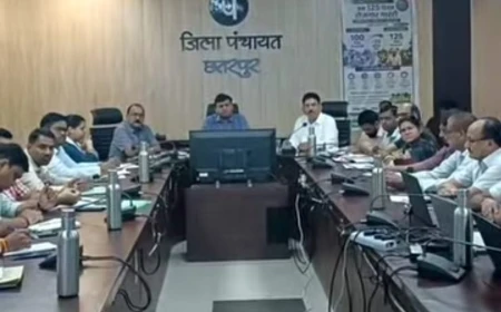छतरपुर कलेक्टर का सख्त एक्शन: 64 लंबित मामलों पर 29 अधिकारियों और 35 सचिवों पर ₹32 हजार का जुर्माना
