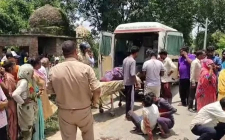 गैस सिलेंडर लेने जा रही महिला की ट्रैक्टर-ट्रॉली की टक्कर से मौत, चालक फरार