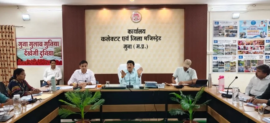 समय-सीमा बैठक में कलेक्टर सख्त: शिक्षा सुधार, बारिश की तैयारियों और सीएम हेल्पलाइन पर दिए अहम निर्देश