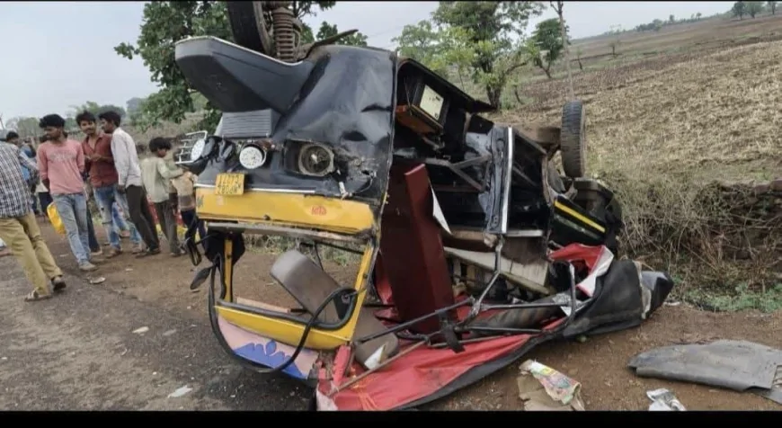 सिरसी में भीषण सडक़ हादसा, संत रामपाल महाराज के आश्रम से लौट रहे श्रद्धालुओं की टैक्सी को ट्रैक्टर ने मारी टक्कर, महिला-बच्चों सहित 8 घायल