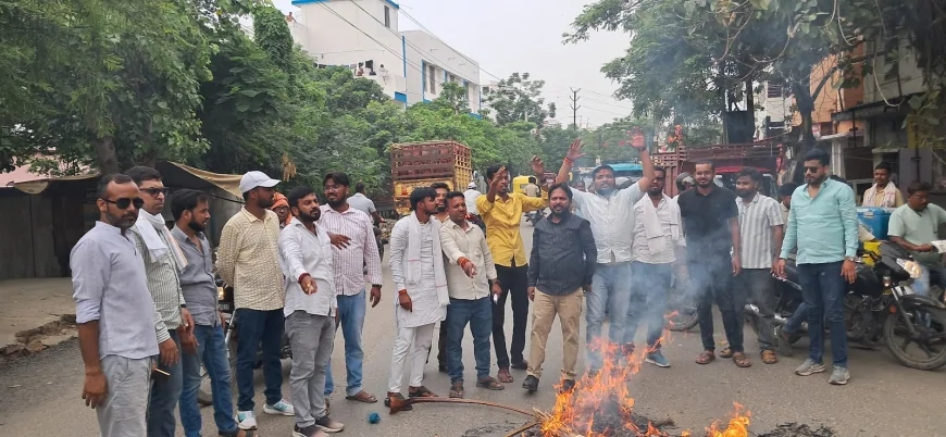 Ph.D HOLDERS AND RESEARCH SCHOLARS PROTESTED