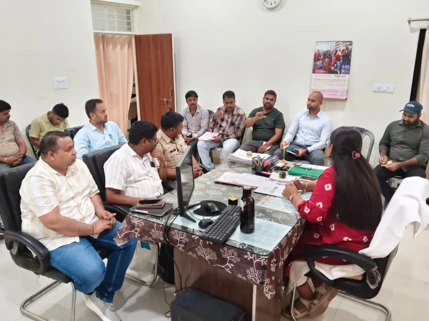 बाढ़ एवं आपदा की पूर्व तैयारियों के संबध में अनुविभाग स्तरीय बैठक का हुआ आयोजन