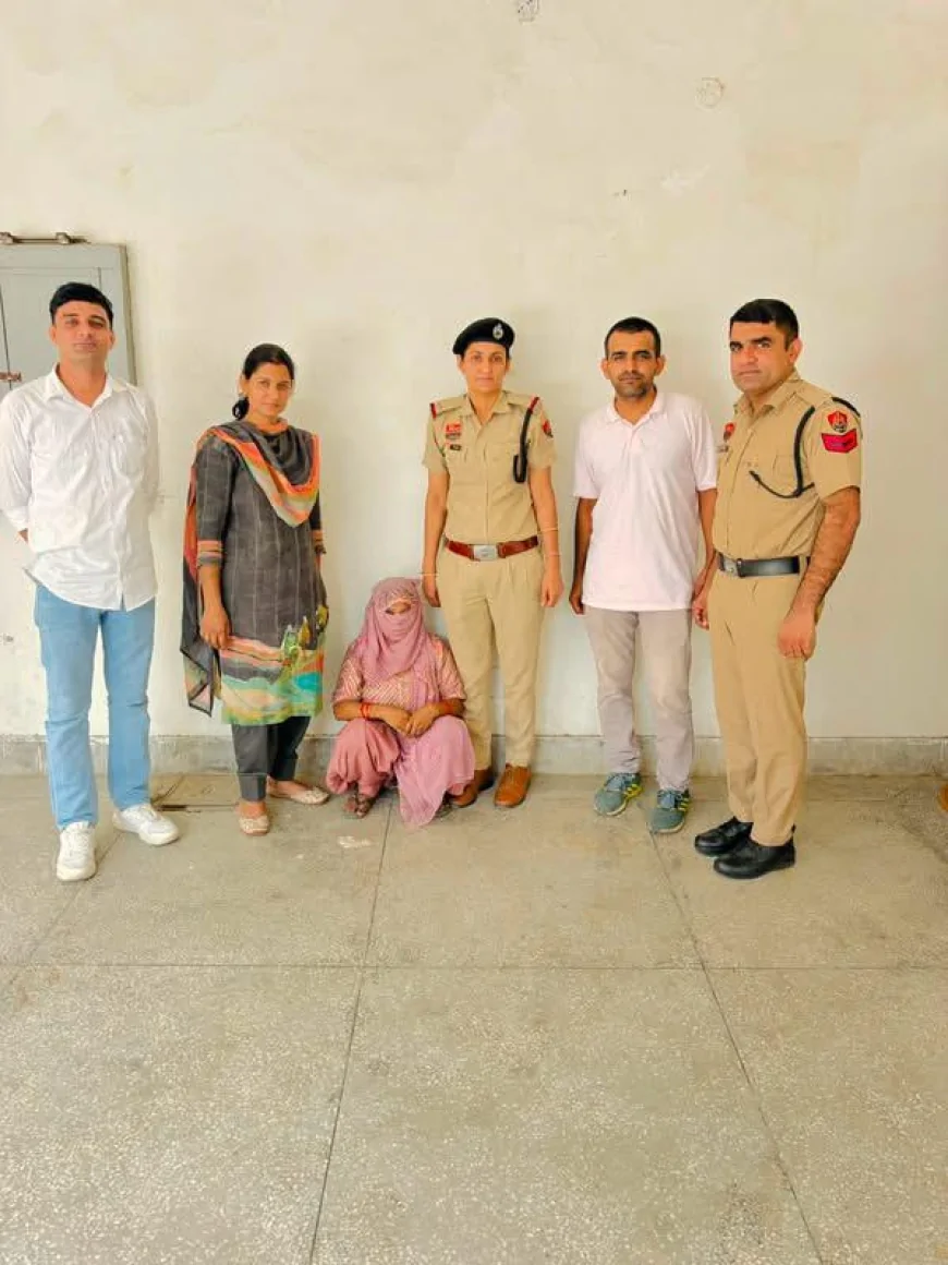 घरेलू सहायिका द्वारा चोरी किए गए सोने-चांदी के आभूषण व नकदी बरामद, आरोपी महिला पानीपत से गिरफ्तार