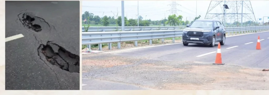 12 हजार करोड़ का एक्सप्रेसवे तीन महीने में ही मरम्मत की नौबत में, NHAI जांच में निर्माण खामियों का खुलासा