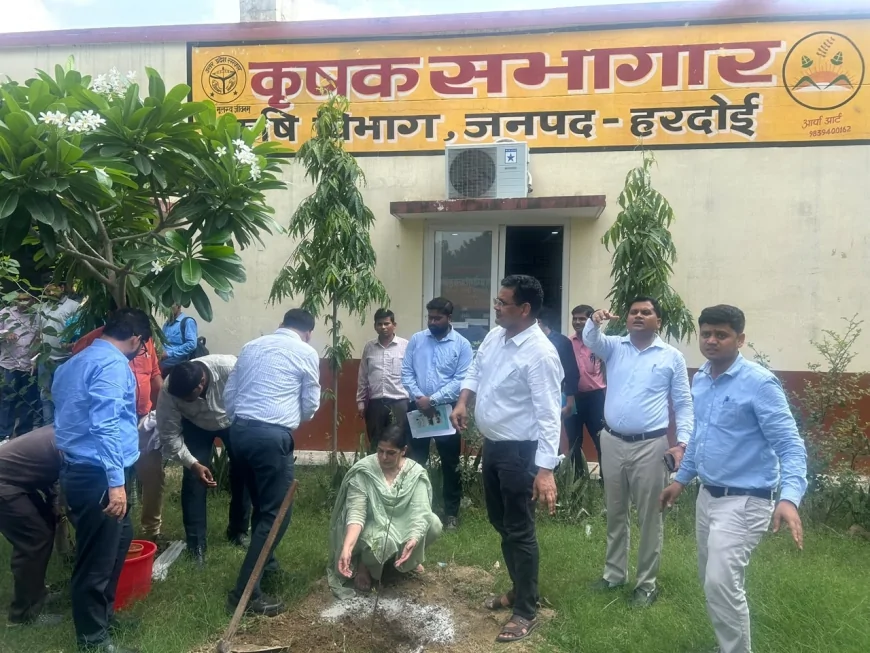 हरदोई में कृषि योजनाओं की समीक्षा, अपर कृषि निदेशक ने खेतों से लेकर प्रयोगशाला तक किया निरीक्षण