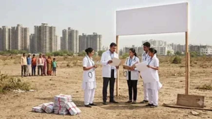 इंदौर में कागजों पर चल रहा 100 बेड का अस्पताल, इमारत नहीं फिर भी 87 पदों पर नियुक्ति और तबादले