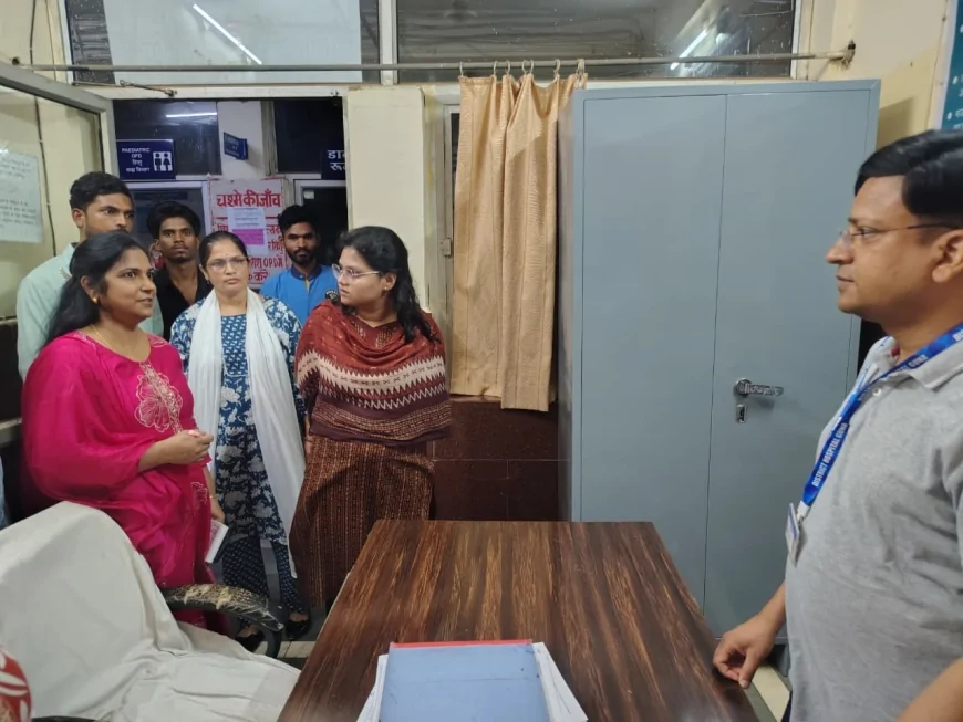 टीसीसी केंद्र पहुँचीं डिप्टी कलेक्टर सुश्री महिमा चौधरी, तंबाकू छोड़ने वालों की सफलता की सराहना